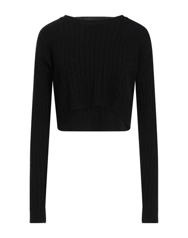 Malìparmi Woman Sweater Black Size L Virgin Wool, Cashmere