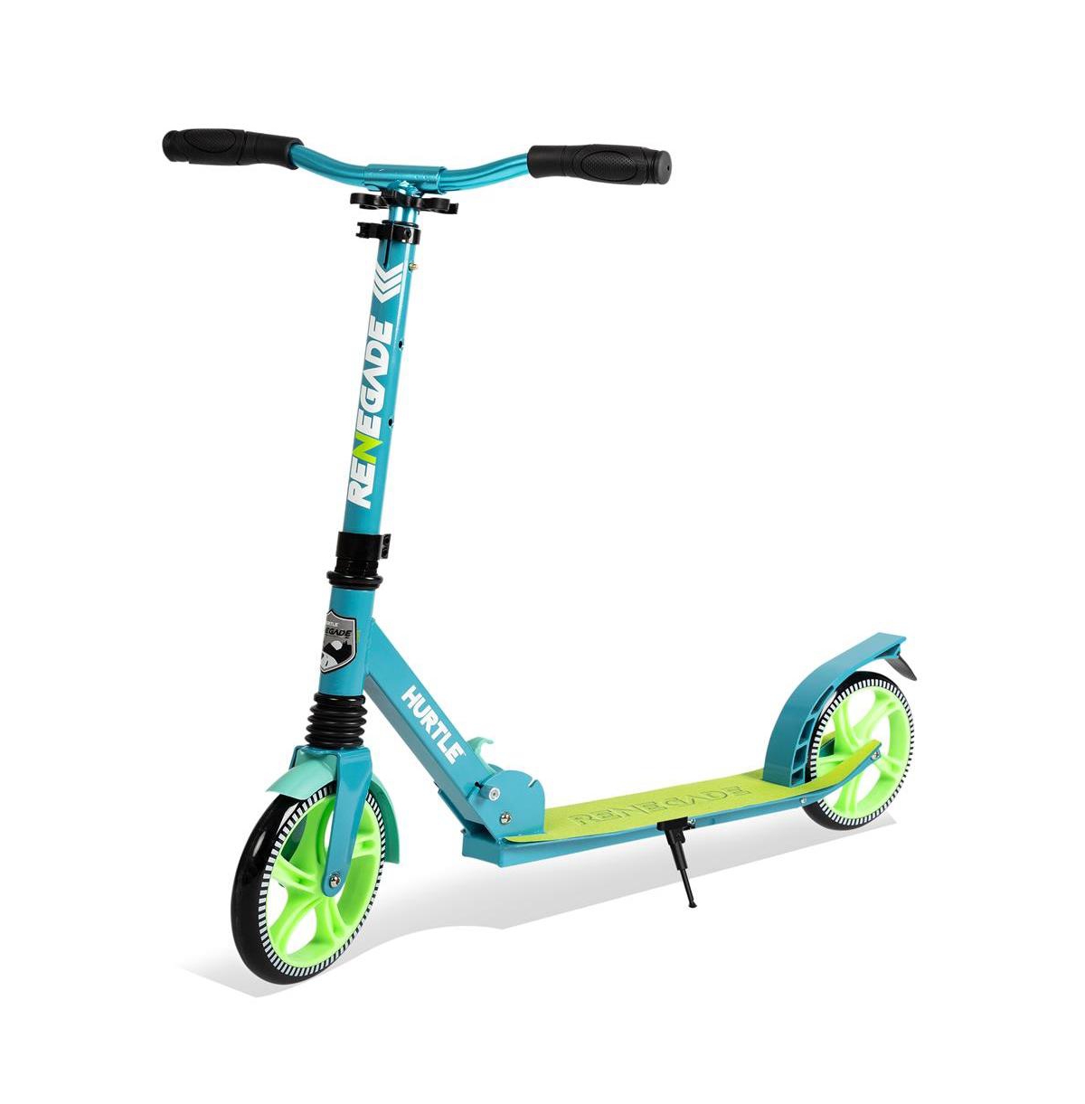 Renegade Kick Scooters for Kids Teenagers Adults- 2 Wheel Kids Scooter with Adjustable T-Bar Handlebar - Alloy Anti-Slip Deck - Portable Foldin