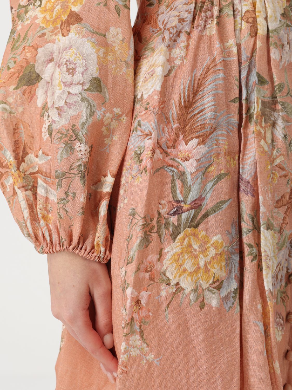 Tallow Plunge mini dress - Pink
