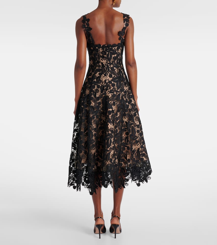 Lace guipure cocktail dress