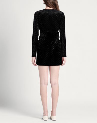 Woman Mini dress Black Size 4 Viscose, Elastane