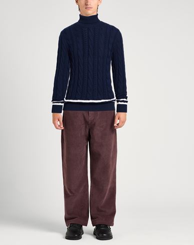 Platinum Man Turtleneck Navy Size M Wool