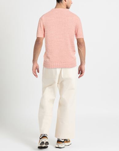 Man Sweater Pink Size 40 Cotton, Polyamide