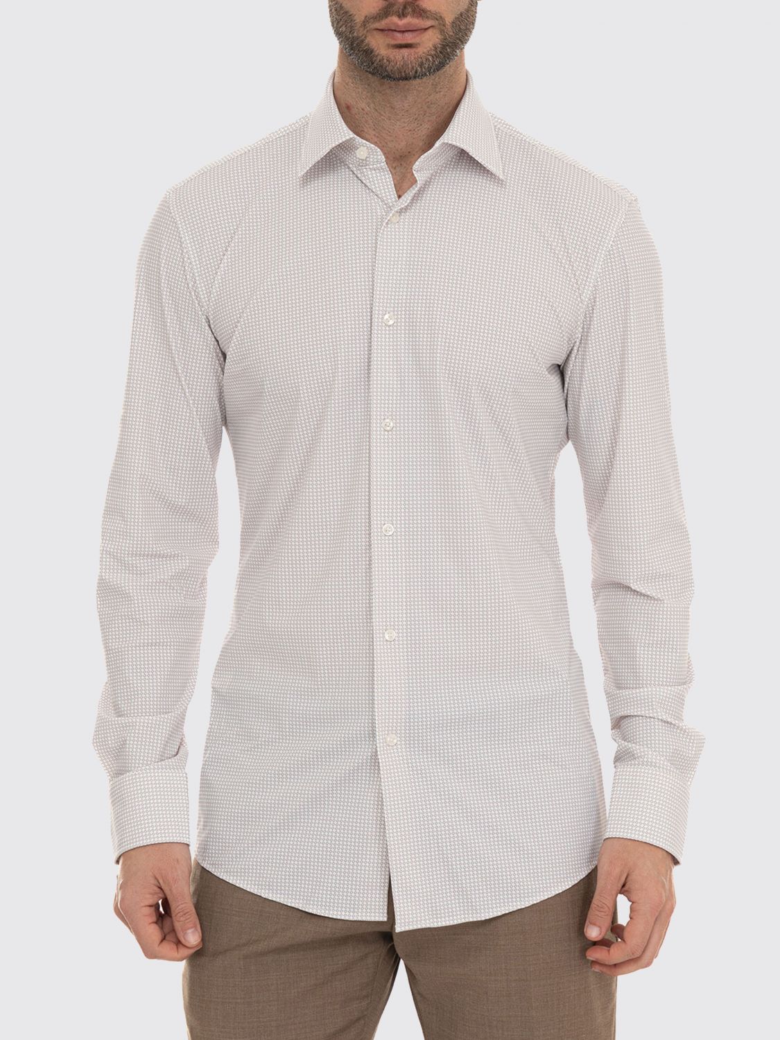 Shirt Men color Beige