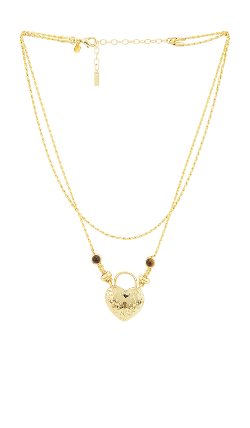Petit moments Keepsake Necklace in Metallic Gold