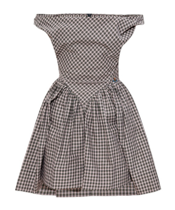 Checked Mini Dress