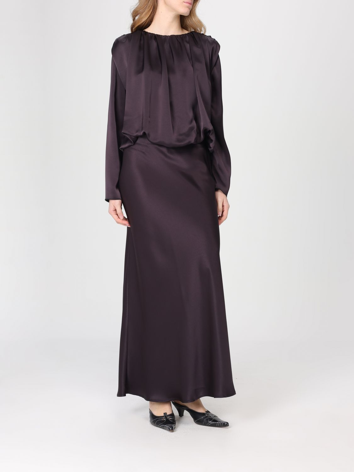 Skirt Woman color Brown