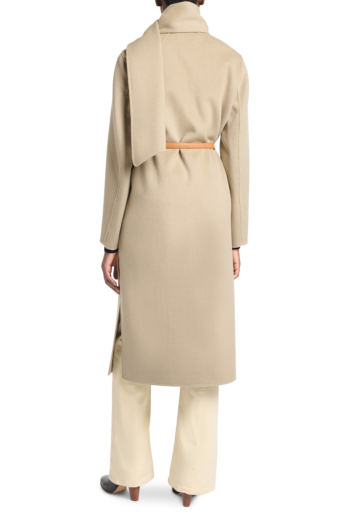 Valeran Coat with Removable Scarf