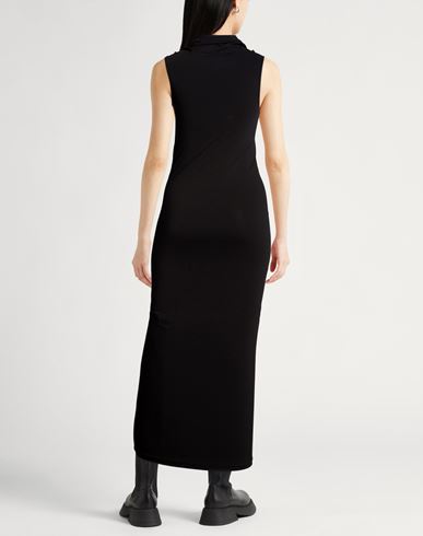 Woman Maxi dress Black Size M Polyamide, Elastane