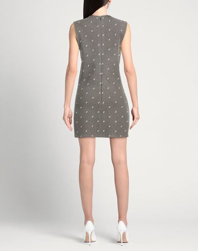 Woman Mini dress Taupe Size M Virgin Wool