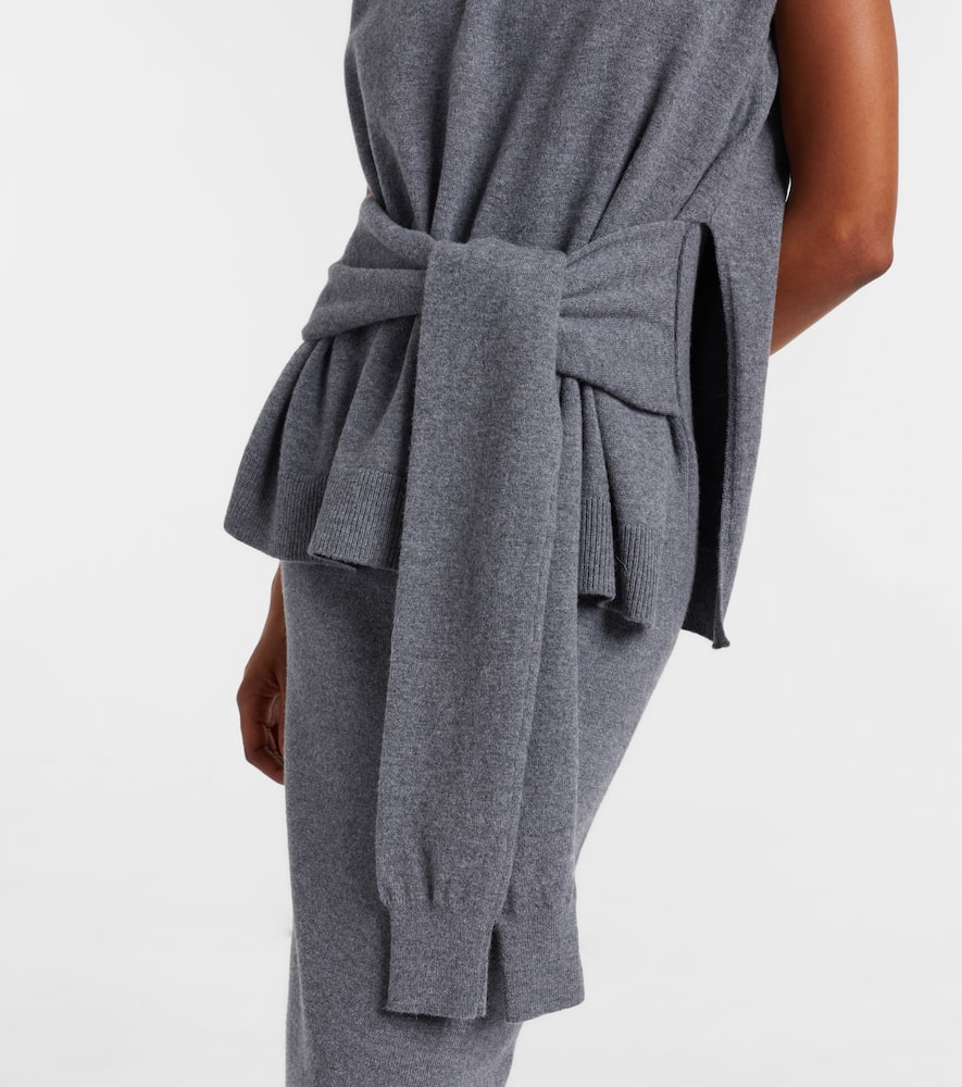 Róhe Layered wool and cashmere-blend maxi dress