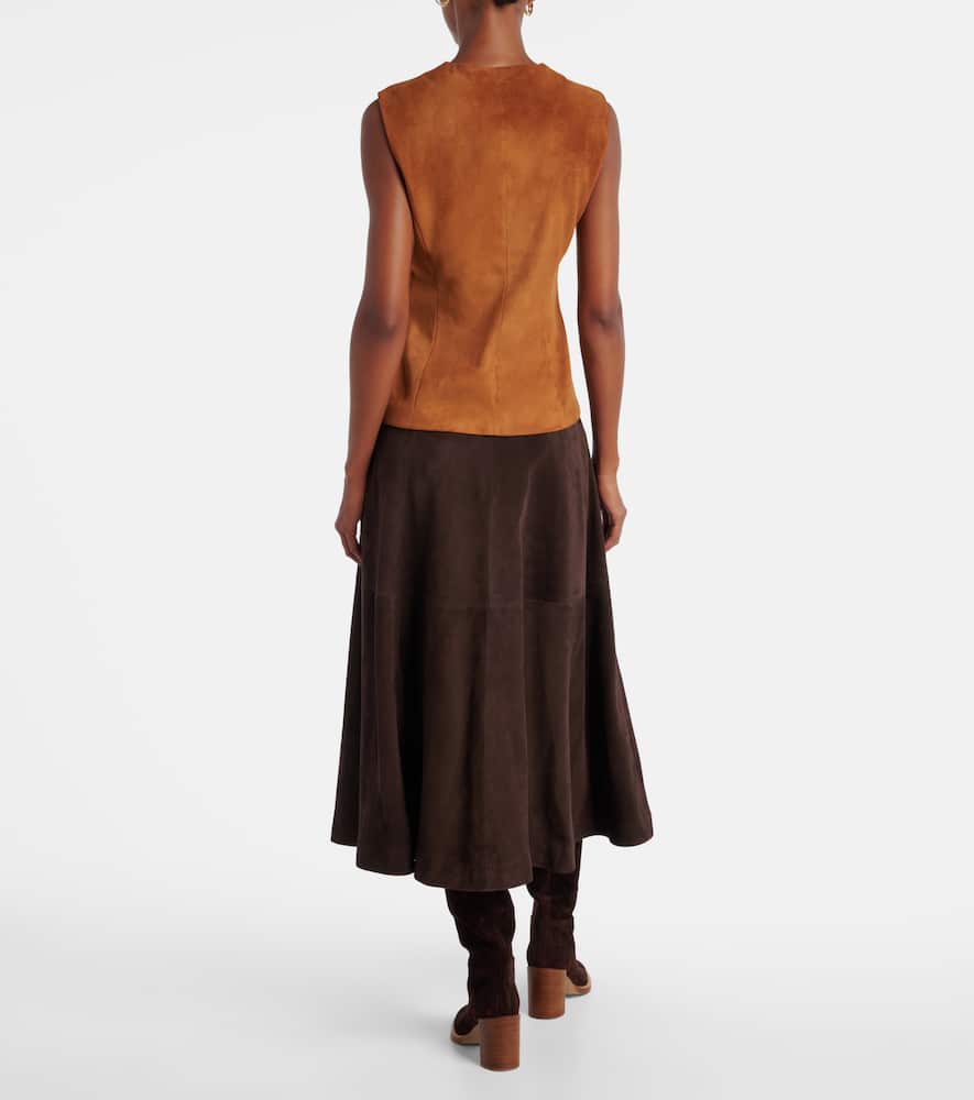 Casino suede vest