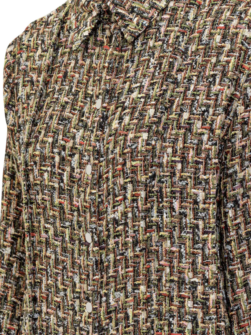 Multicolour Tweed Textured Shirt