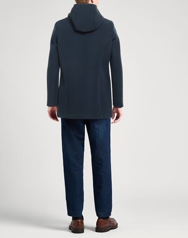 Man Coat Midnight blue Size 36 Polyester, Elastane