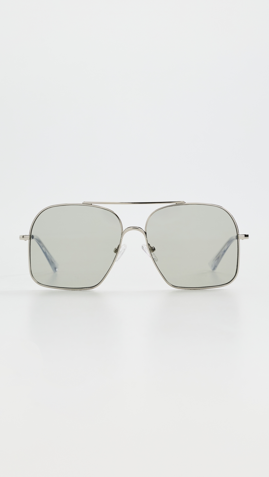Civelle Sunglasses Bright Silver/Xtal Clear One Size
