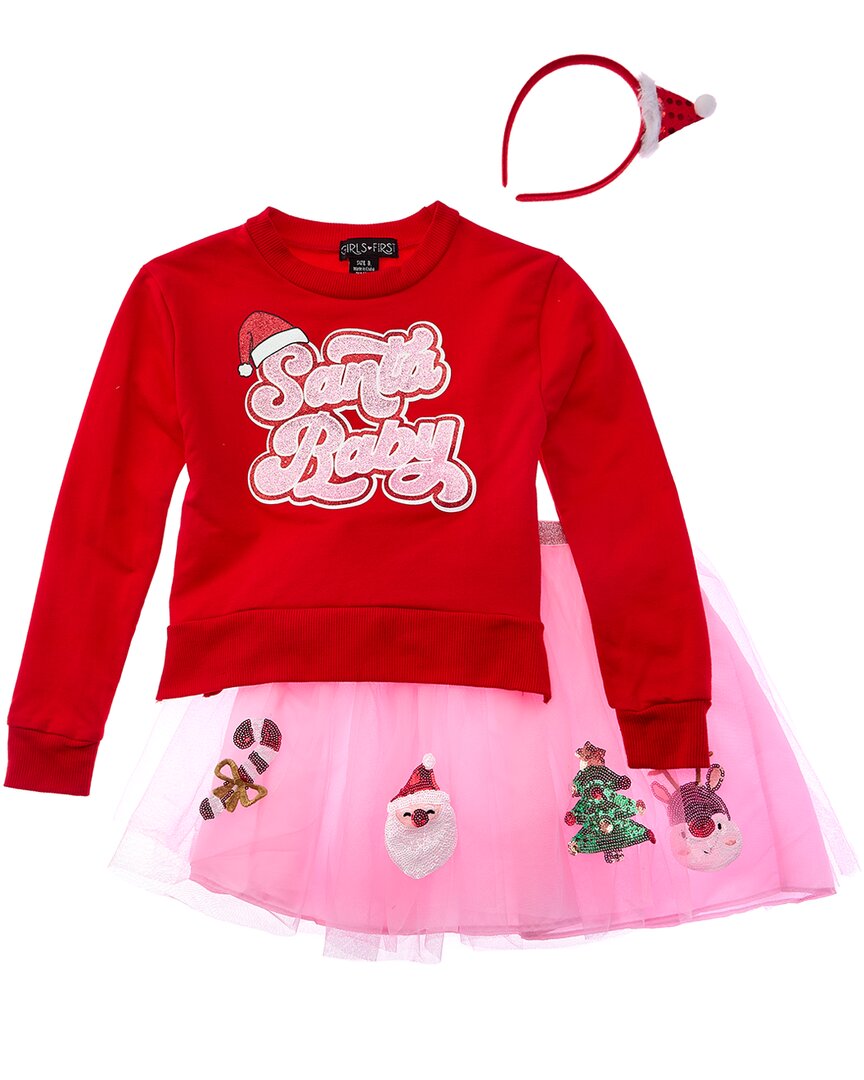 Santa Baby 2pc Tutu Skirt Set