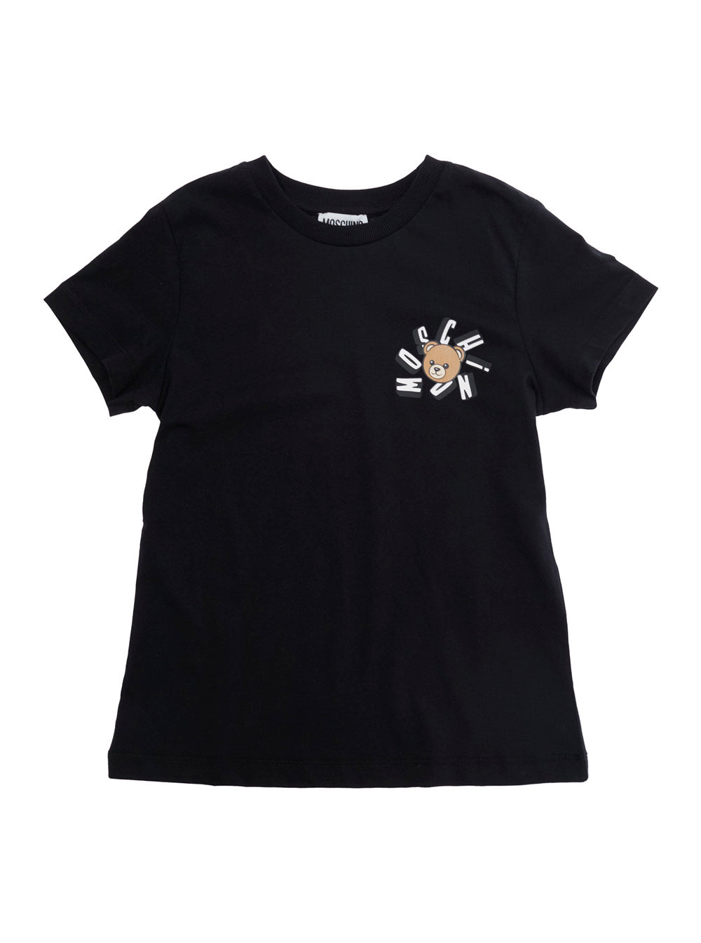 Logo-Print Crew Neck T-Shirt — Black