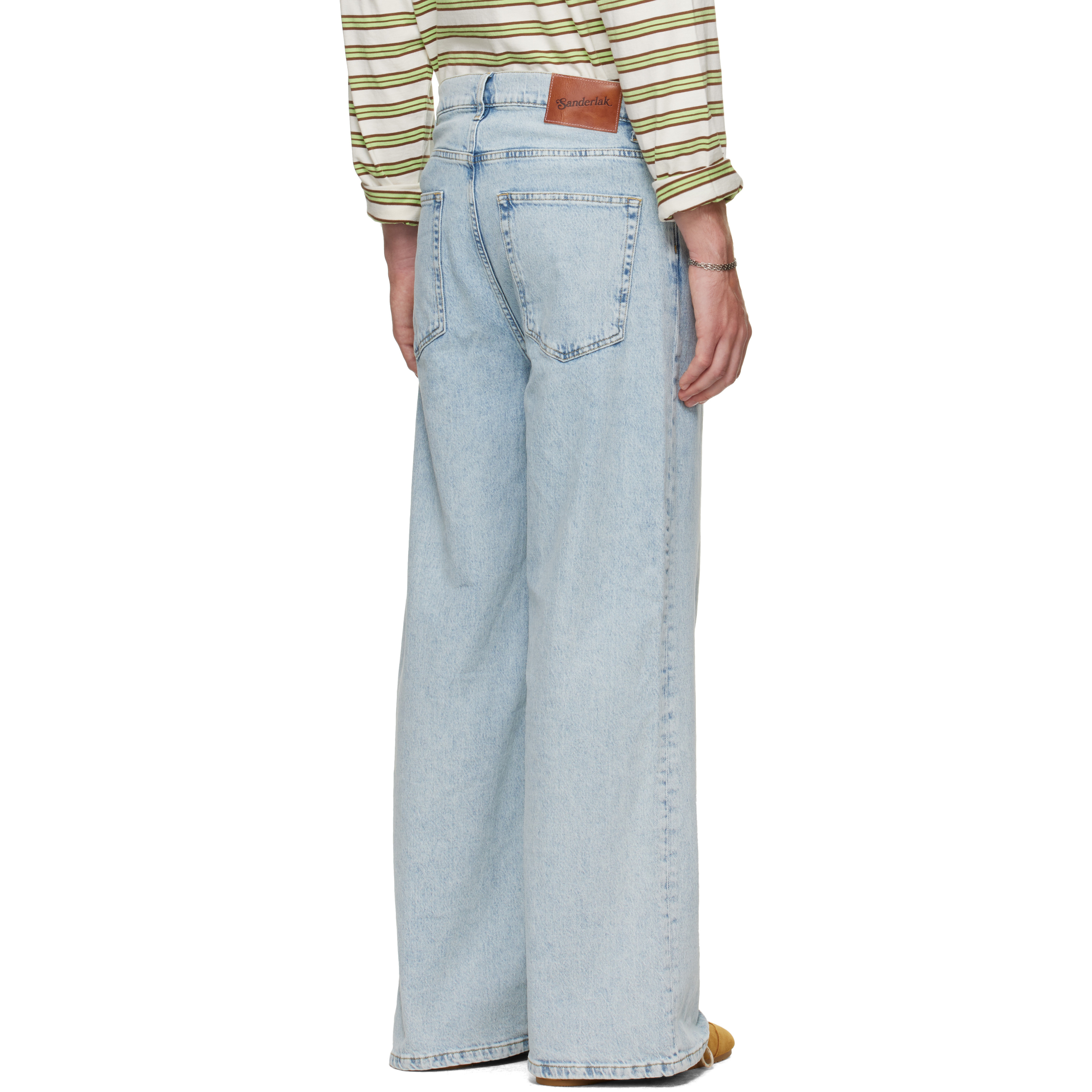 Blue Wide Jeans