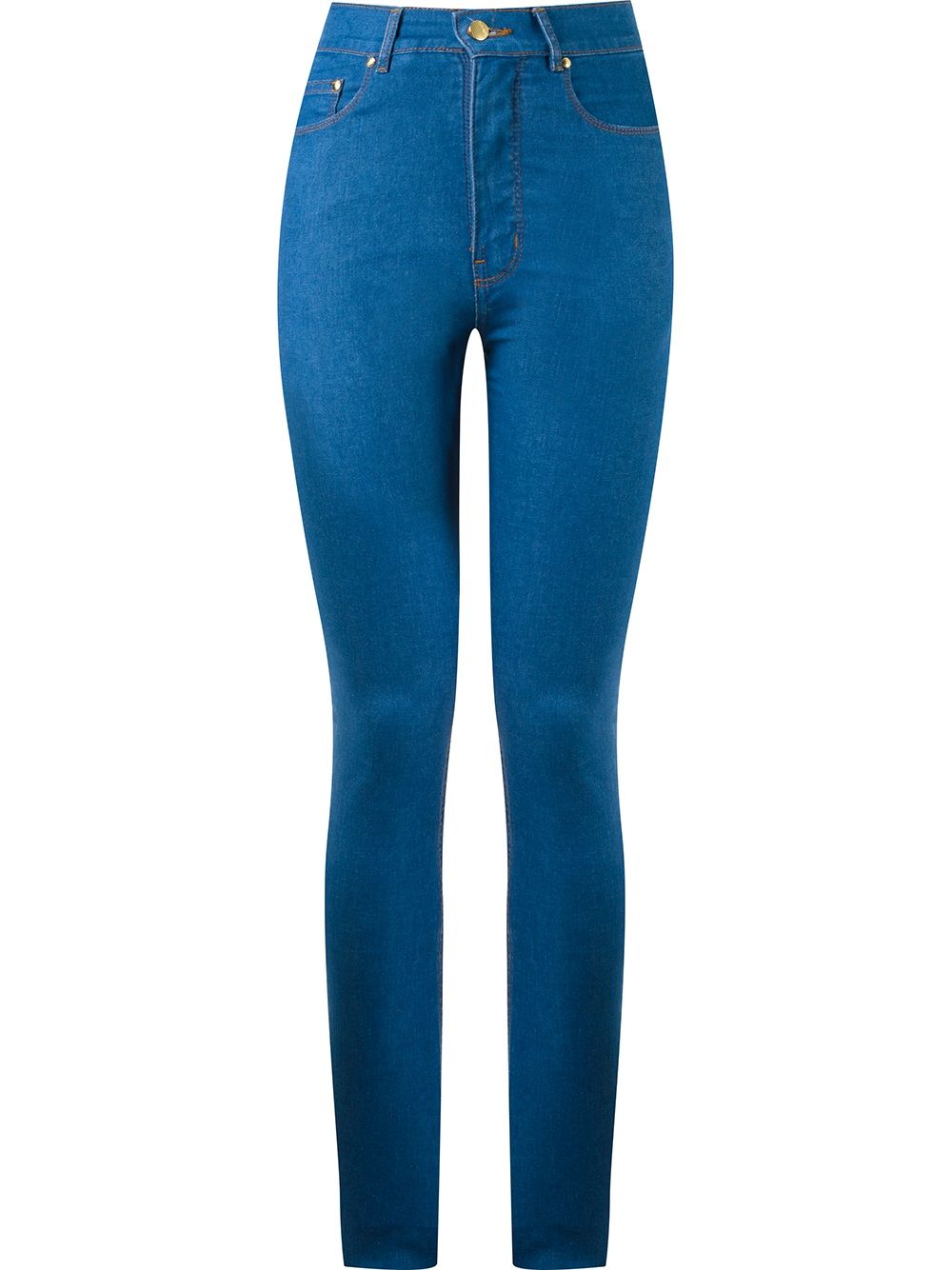 High waist skinny jeans - Blue