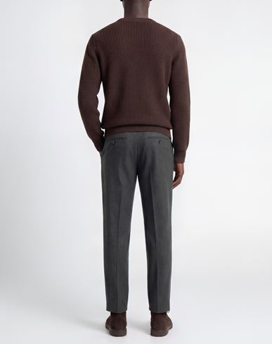 Man Sweater Brown Size XXL Merino Wool