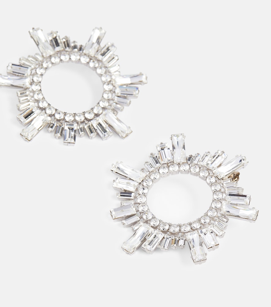 Amina Muaddi Begum crystal-embellished earrings