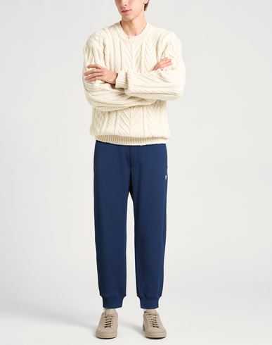 Man Pants Blue Size L Cotton