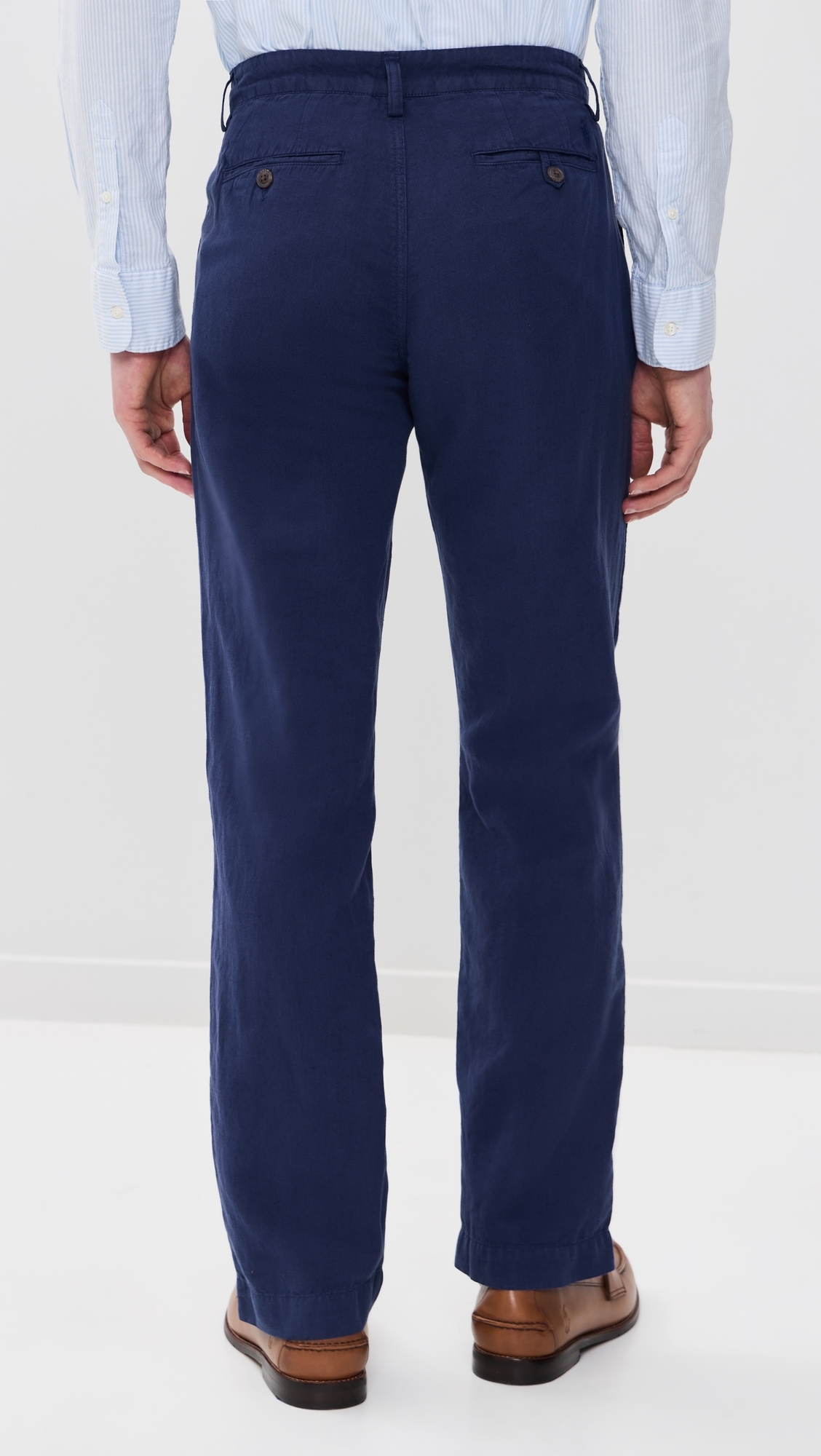 Linen Bedford Pants New Classic Navy
