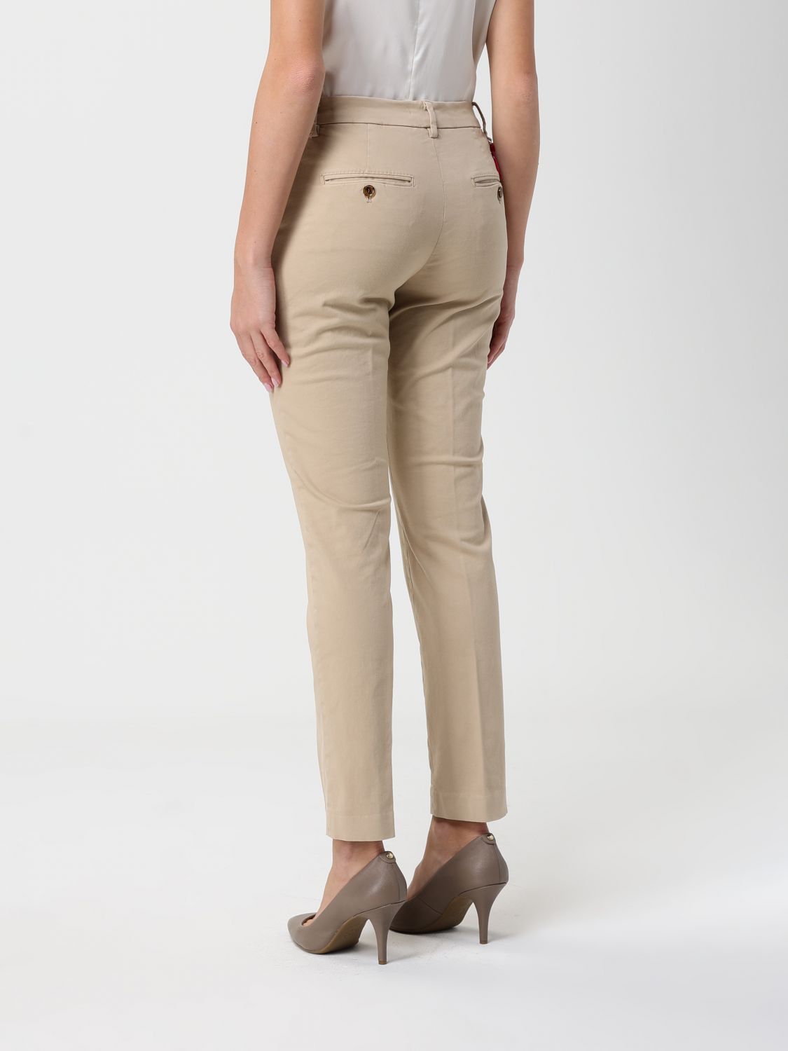 Pants Woman color Yellow Cream