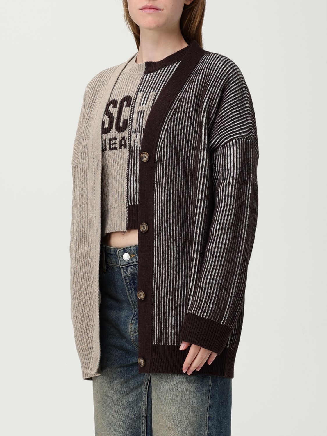 Cardigan Woman color Brown