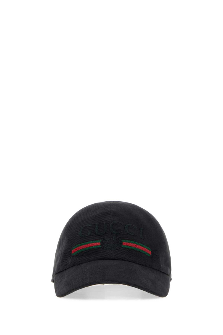Web-stripe Embroidered Baseball Cap
