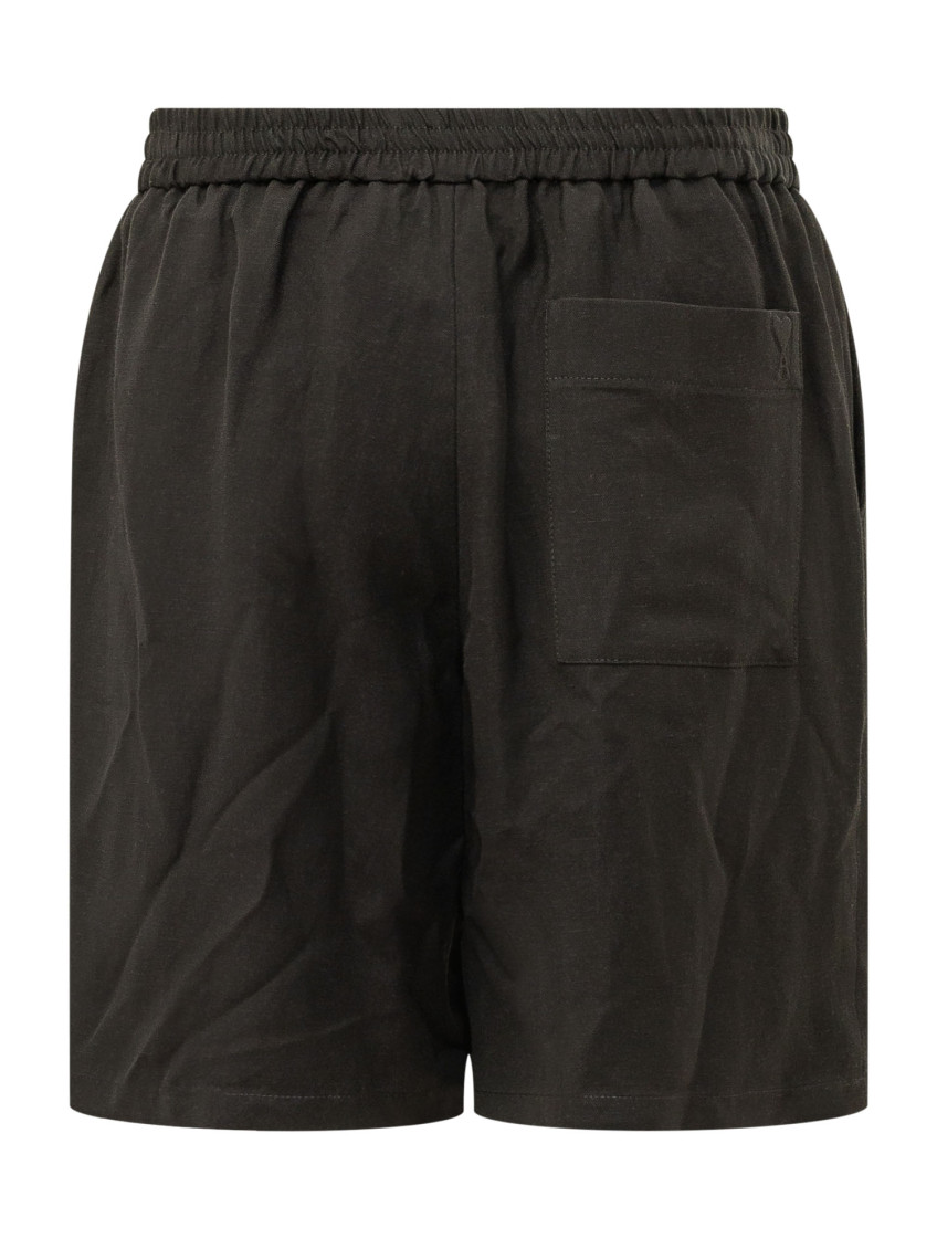 Ami Paris - beach shorts bermuda cut back pocket button
