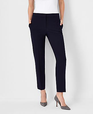 Ann Taylor The Petite Ankle Pant in Seasonless Stretch - Curvy Fit