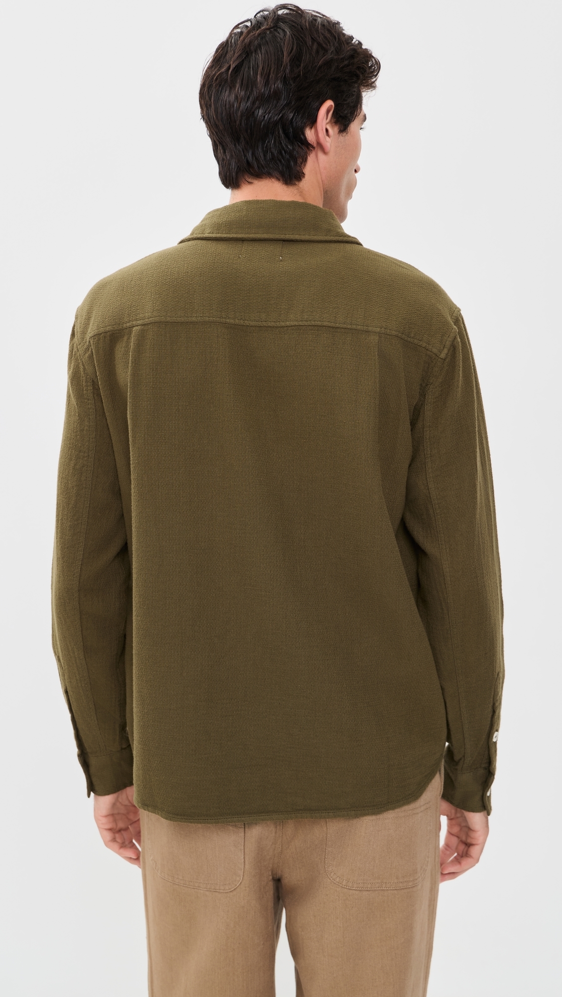 Atlas Button Down Shirt Moss