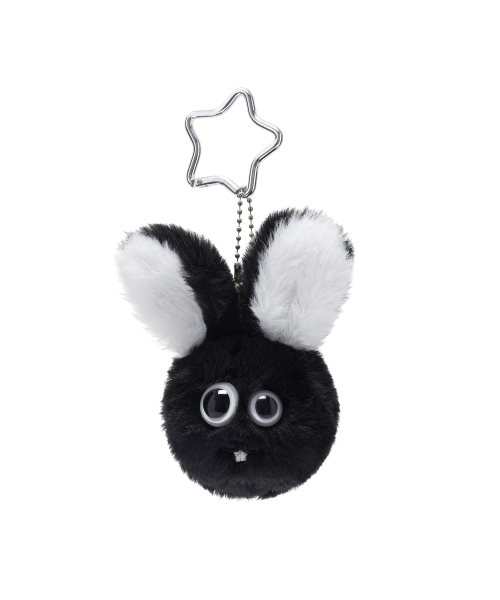 ODD RABBIT FACE DOLL KEY CHAIN_BLACK