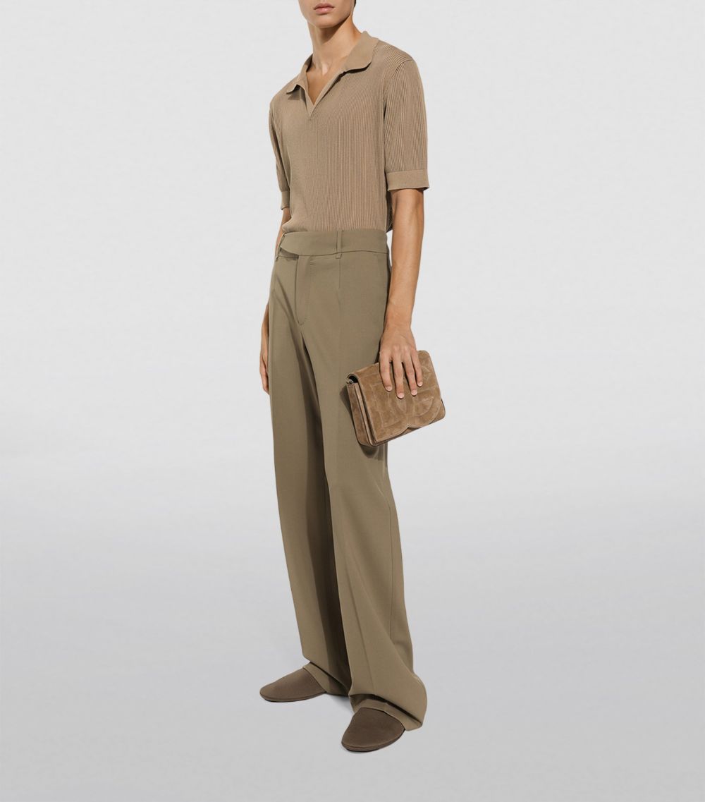 Virgin Wool Tailored Trousers
