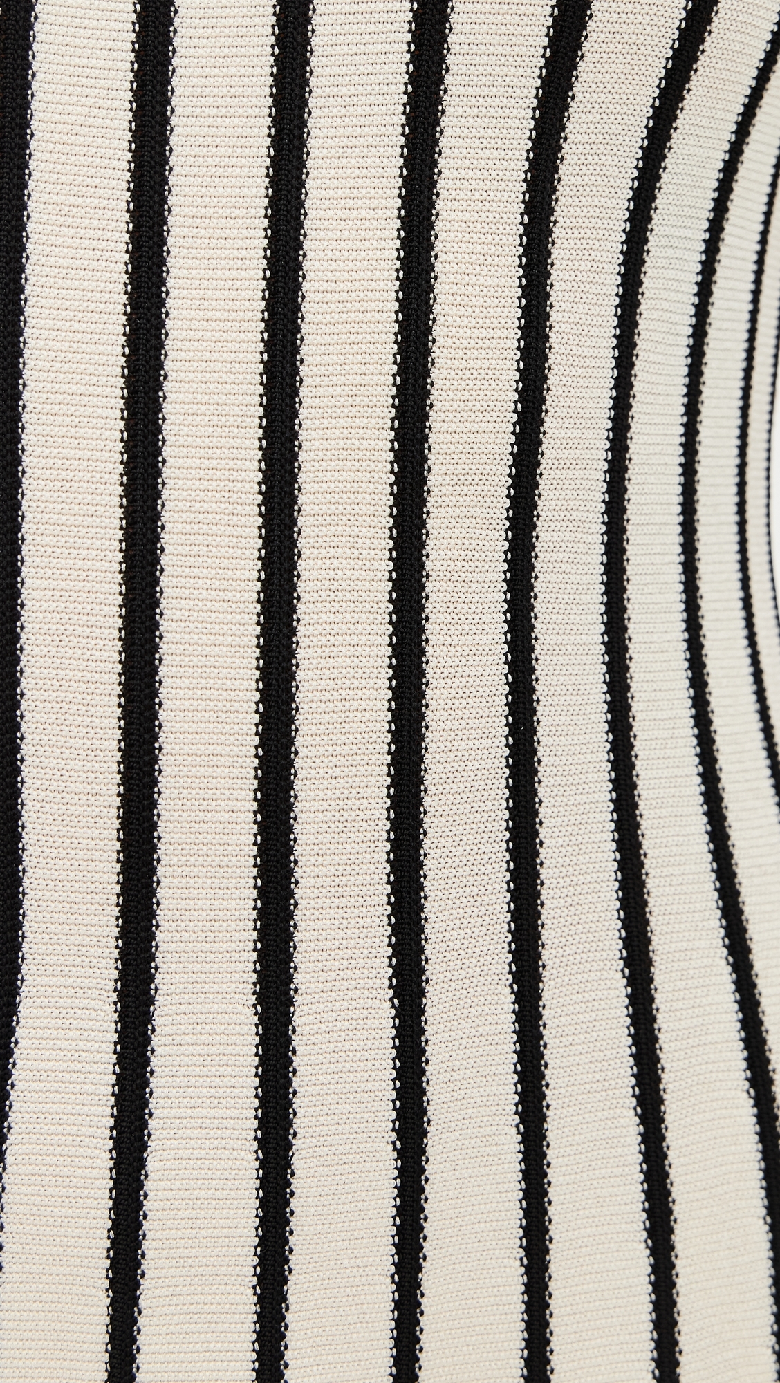 Irecia Sweater Dress Stripe Black Cream
