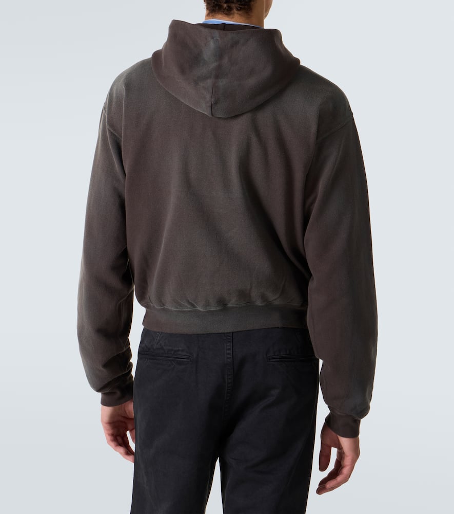 Cotton jersey hoodie