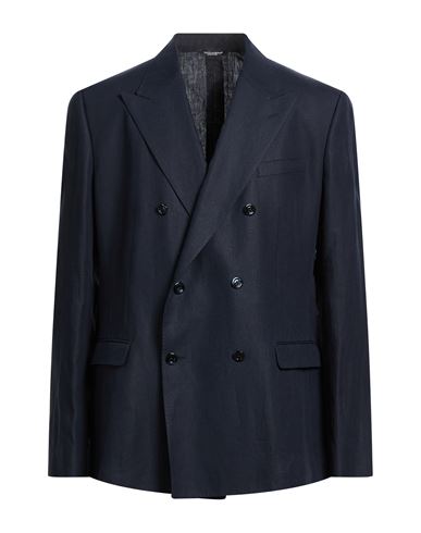 Man Blazer Midnight blue Size 34 Linen