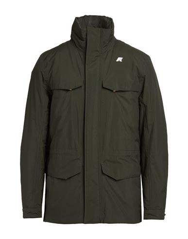 Man Jacket Green Size L Recycled polyamide