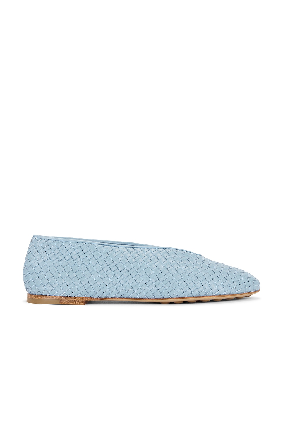 Bottega Veneta Ballet Flat in New Ice - Baby Blue.  41 also in