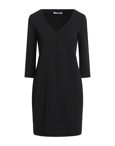Woman Mini dress Black Size 4 Polyester, Elastane