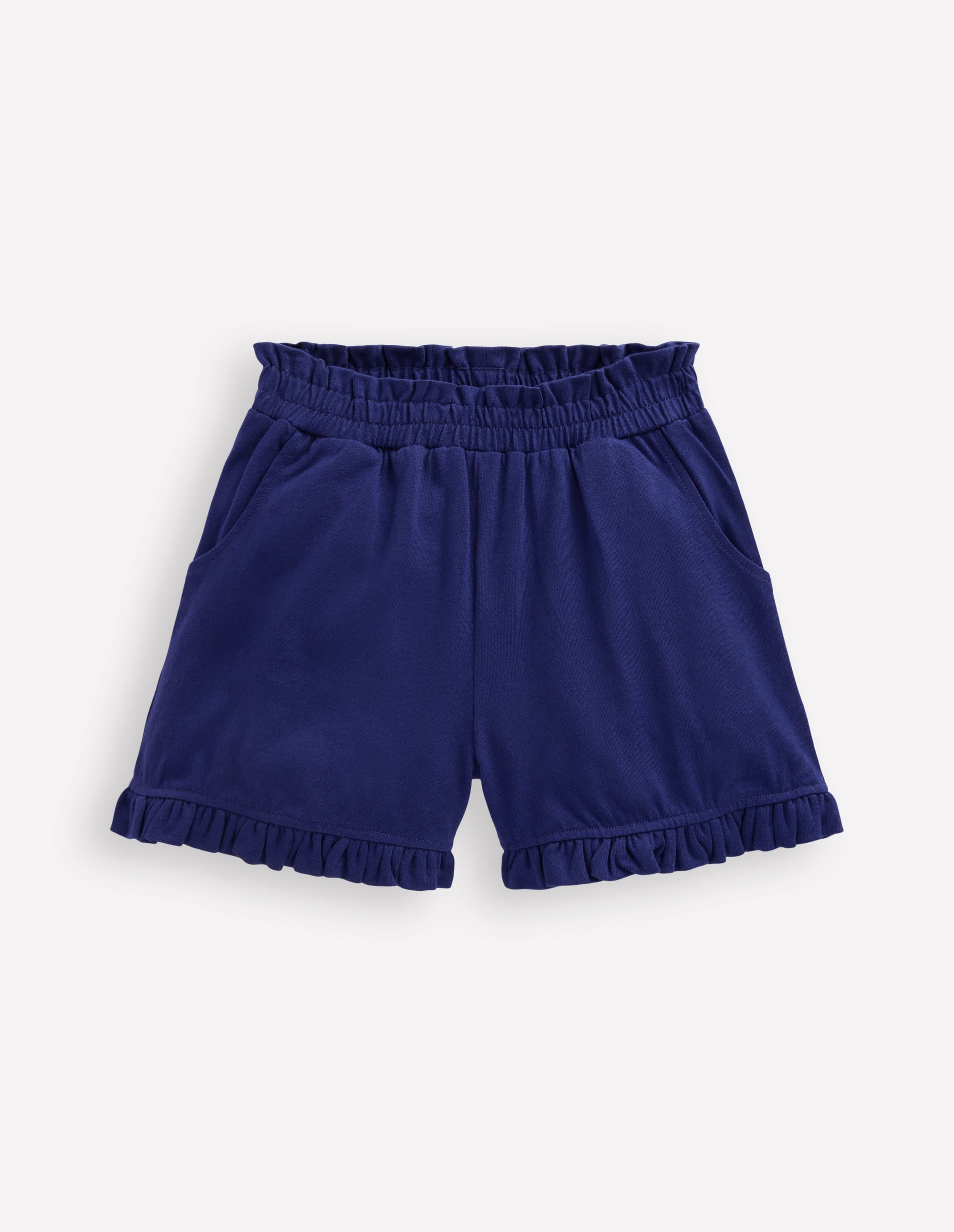 Girls Pretty Jersey Shorts in Blue | Size 2-3 Years
