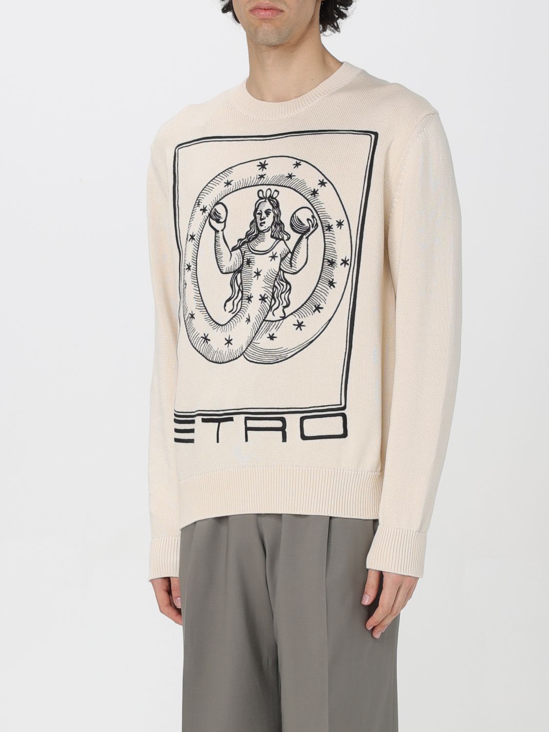 Cardigan Men color Beige