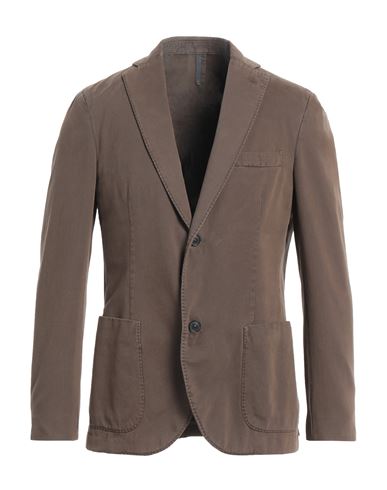 Montedoro Man Blazer Khaki Size 44 Cotton, Cashmere