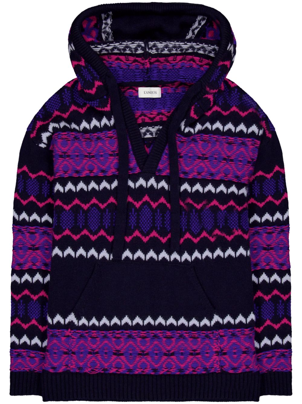 Fair-isle jumper - Blue