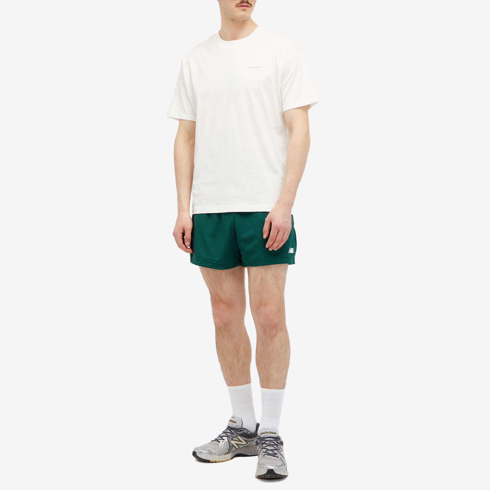 Men's Mesh Short 5 Inch in Nightwatch Green, Size X-Large 
