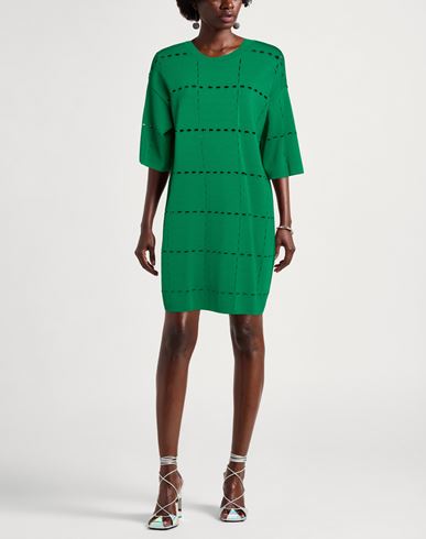 Woman Mini dress Green Size 6 Viscose, Polyamide