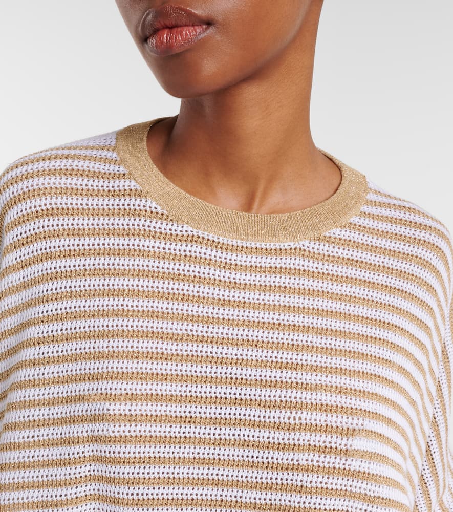 Knitted striped top