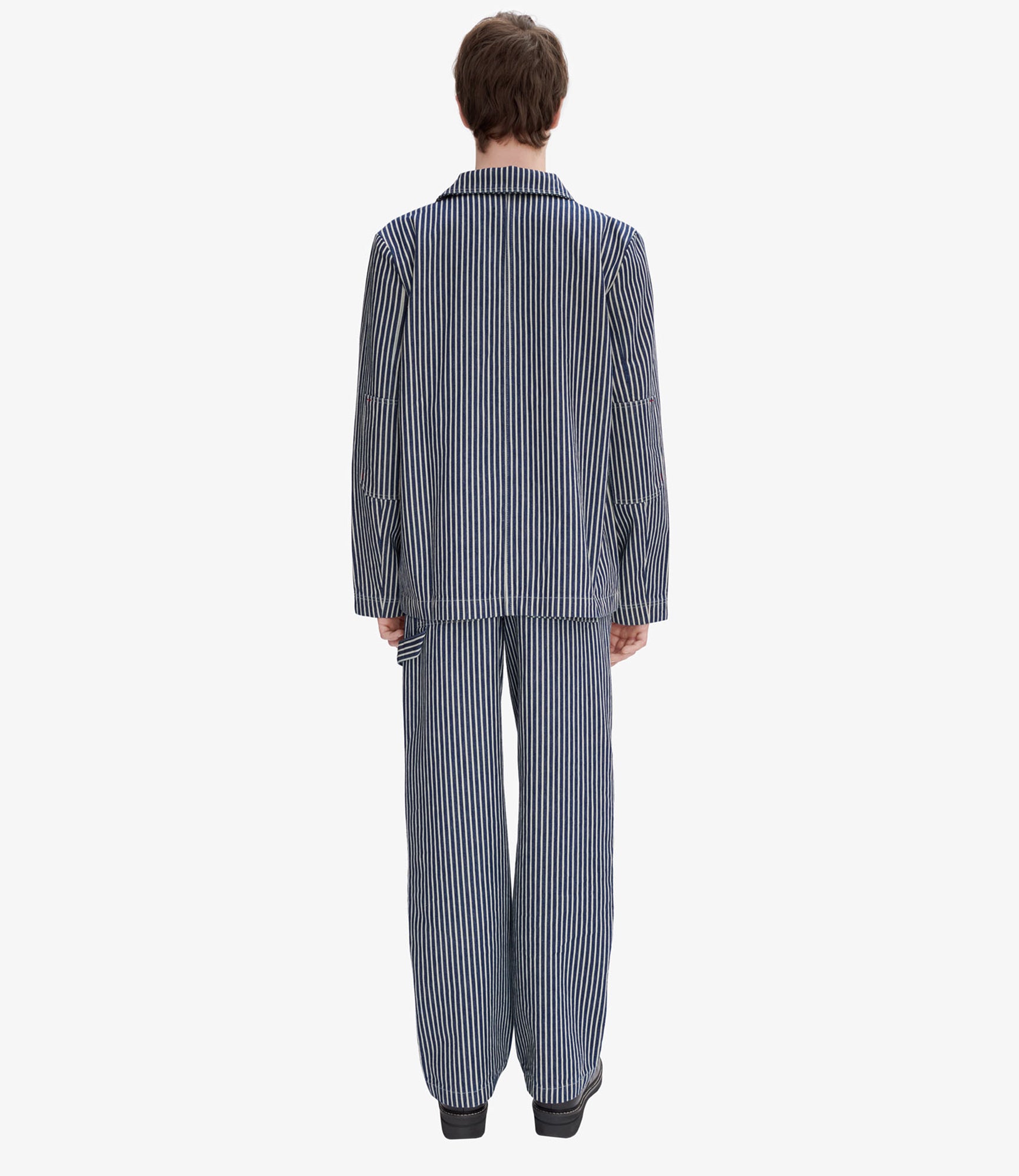 Gustav pants (M) TIC - Blue/white