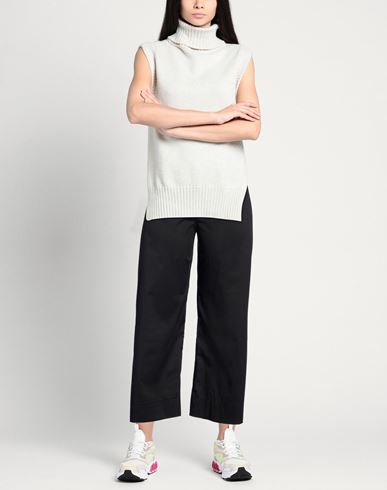 Woman Pants Black Size 10 Cotton, Polyamide, Elastane